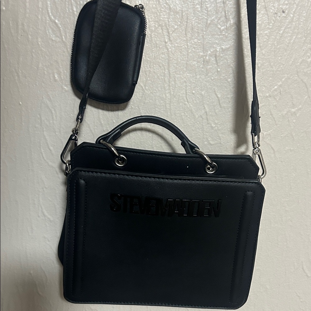 Steve Madden Black Crossbody Purse